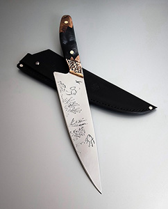 JN handmade chef knife CCW37a